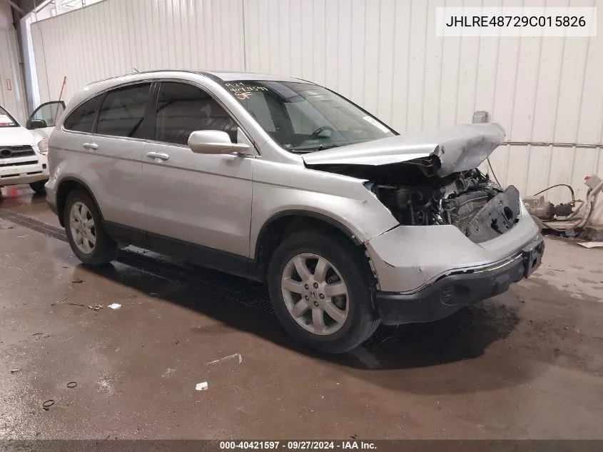 JHLRE48729C015826 2009 Honda Cr-V Ex-L