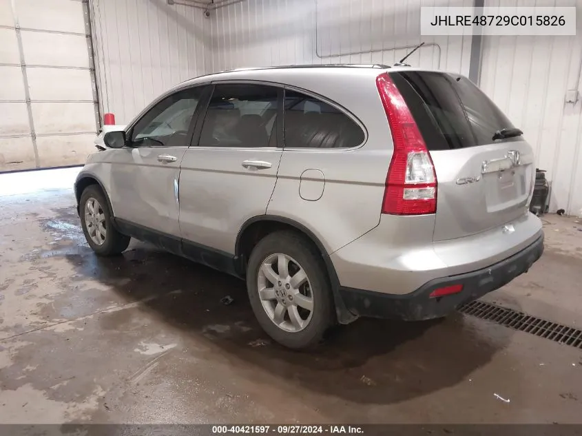 JHLRE48729C015826 2009 Honda Cr-V Ex-L