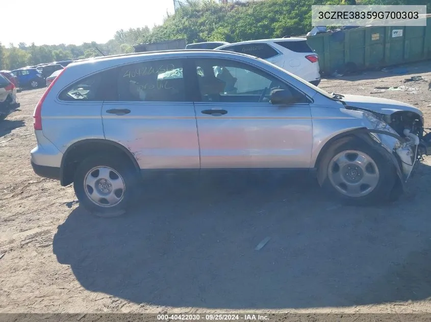 3CZRE38359G700303 2009 Honda Cr-V Lx