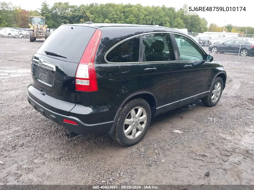 5J6RE48759L010174 2009 Honda Cr-V Ex-L