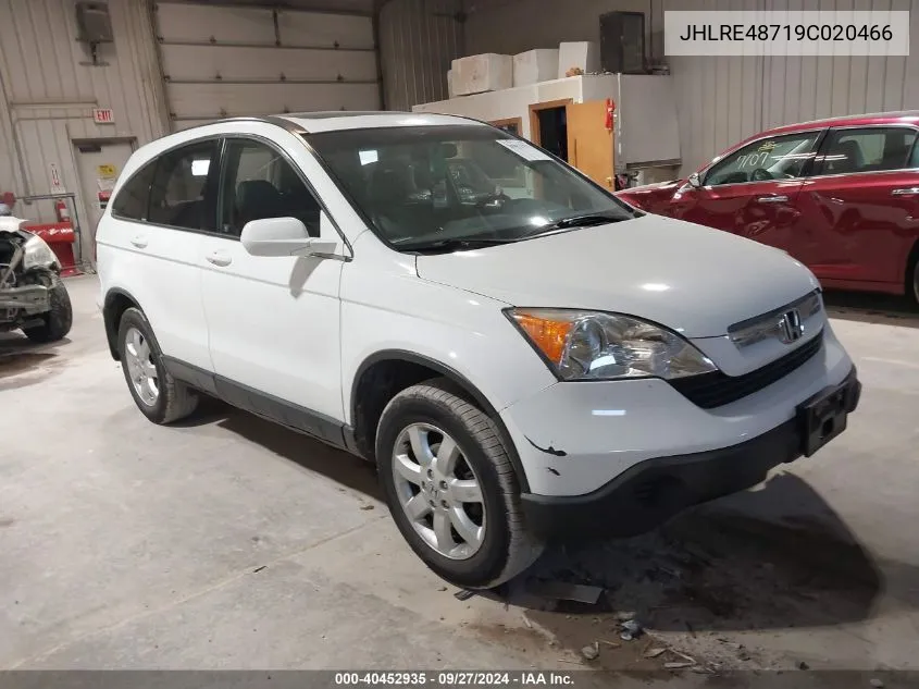 JHLRE48719C020466 2009 Honda Cr-V Ex-L