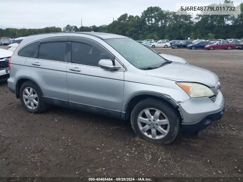 2009 Honda Cr-V Ex-L VIN: 5J6RE48779L011732 Lot: 40465464