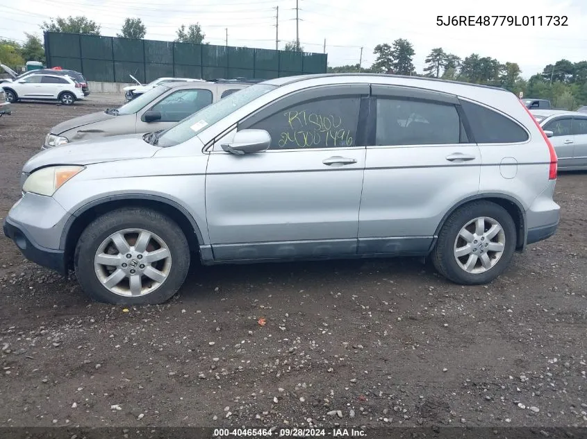 5J6RE48779L011732 2009 Honda Cr-V Ex-L