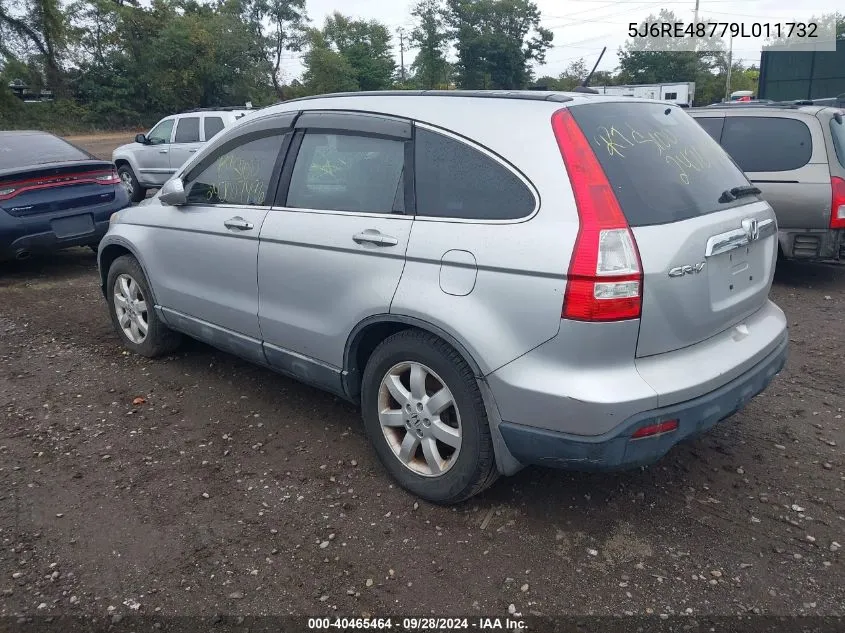 2009 Honda Cr-V Ex-L VIN: 5J6RE48779L011732 Lot: 40465464