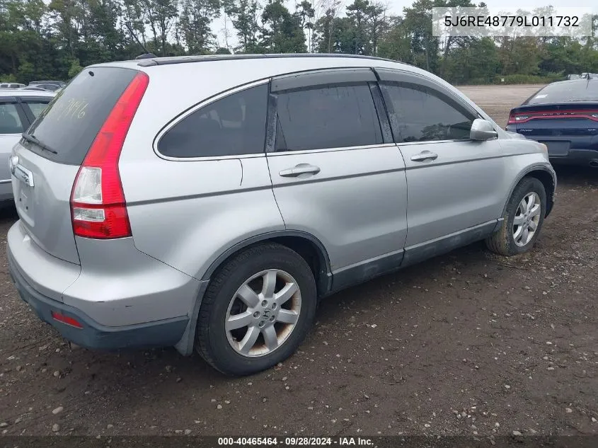 2009 Honda Cr-V Ex-L VIN: 5J6RE48779L011732 Lot: 40465464