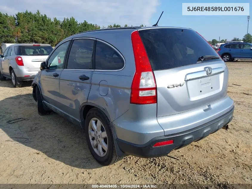 5J6RE48589L001676 2009 Honda Cr-V Ex