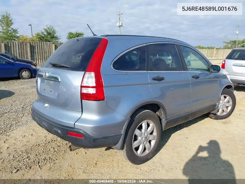 5J6RE48589L001676 2009 Honda Cr-V Ex