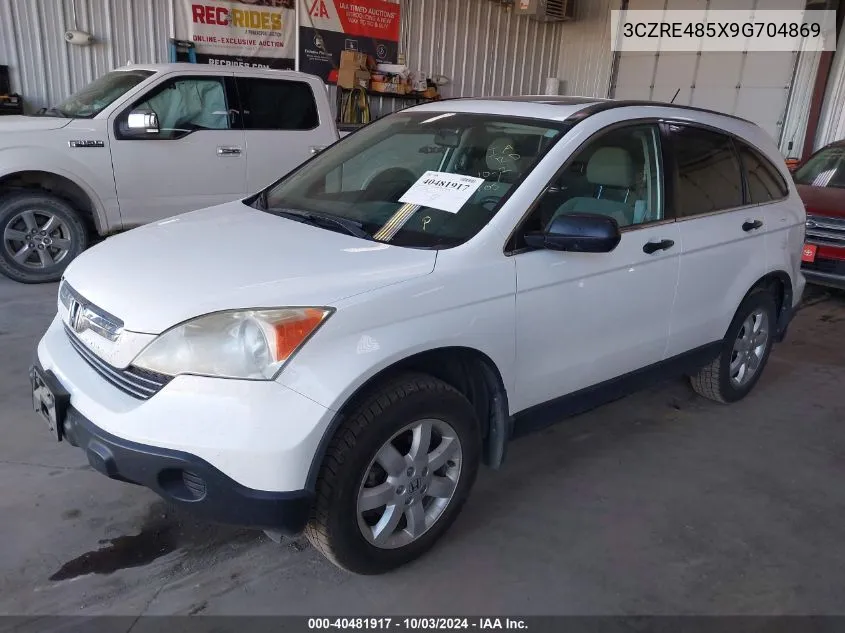 3CZRE485X9G704869 2009 Honda Cr-V Ex