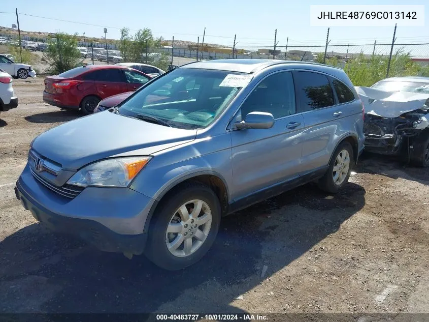 2009 Honda Cr-V Ex-L VIN: JHLRE48769C013142 Lot: 40483727