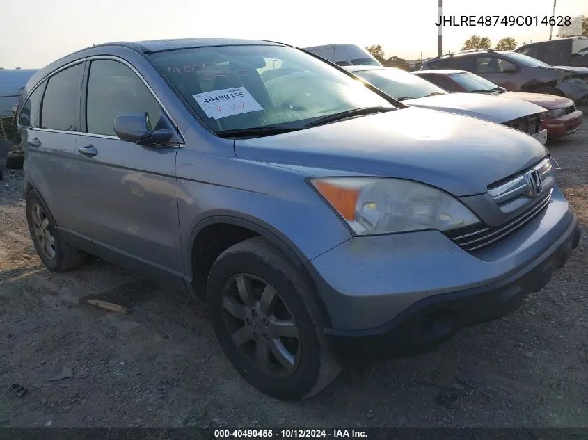 2009 Honda Cr-V Ex-L VIN: JHLRE48749C014628 Lot: 40490455