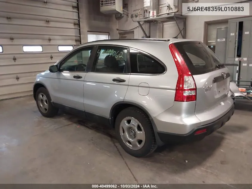 5J6RE48359L010883 2009 Honda Cr-V Lx