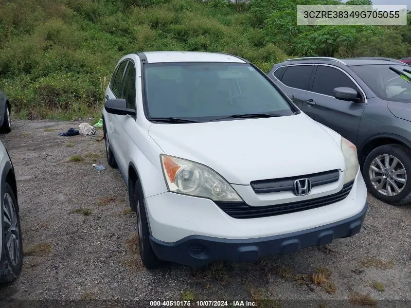 3CZRE38349G705055 2009 Honda Cr-V Lx