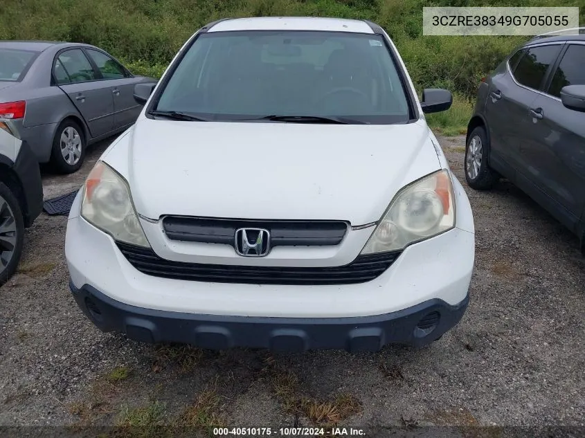 3CZRE38349G705055 2009 Honda Cr-V Lx