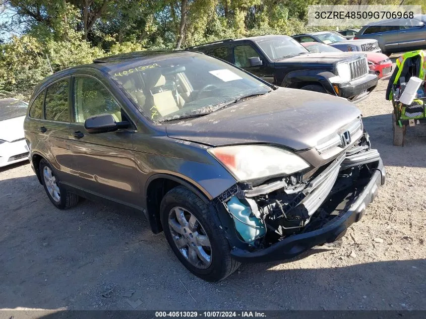 3CZRE48509G706968 2009 Honda Cr-V Ex