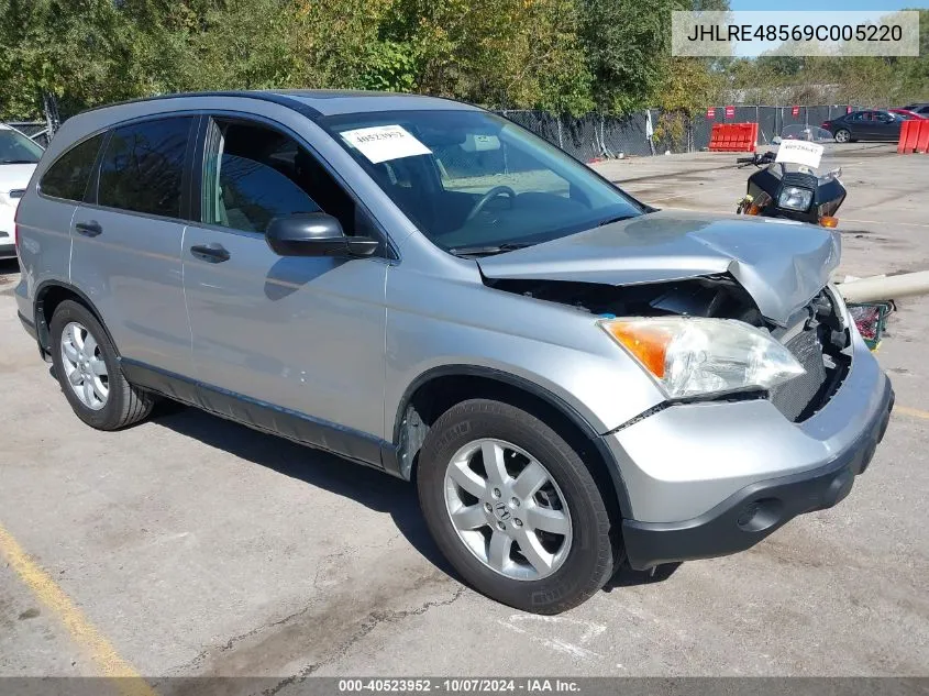 JHLRE48569C005220 2009 Honda Cr-V Ex