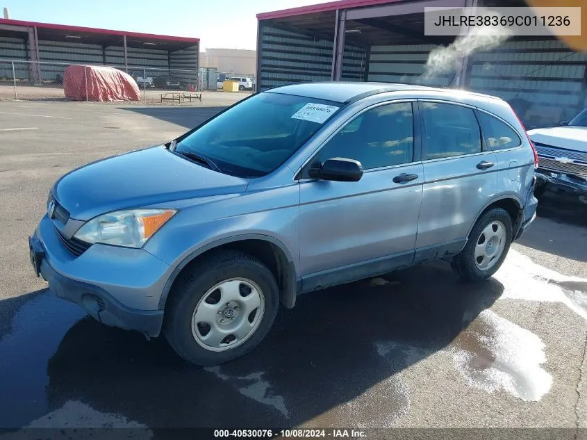 JHLRE38369C011236 2009 Honda Cr-V Lx