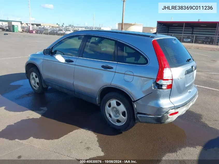 JHLRE38369C011236 2009 Honda Cr-V Lx