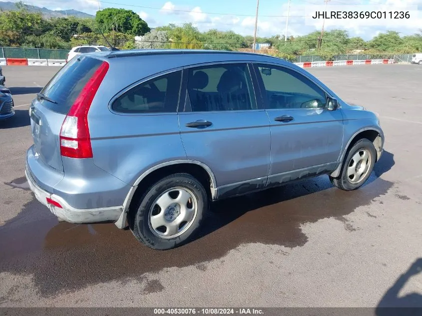 2009 Honda Cr-V Lx VIN: JHLRE38369C011236 Lot: 40530076