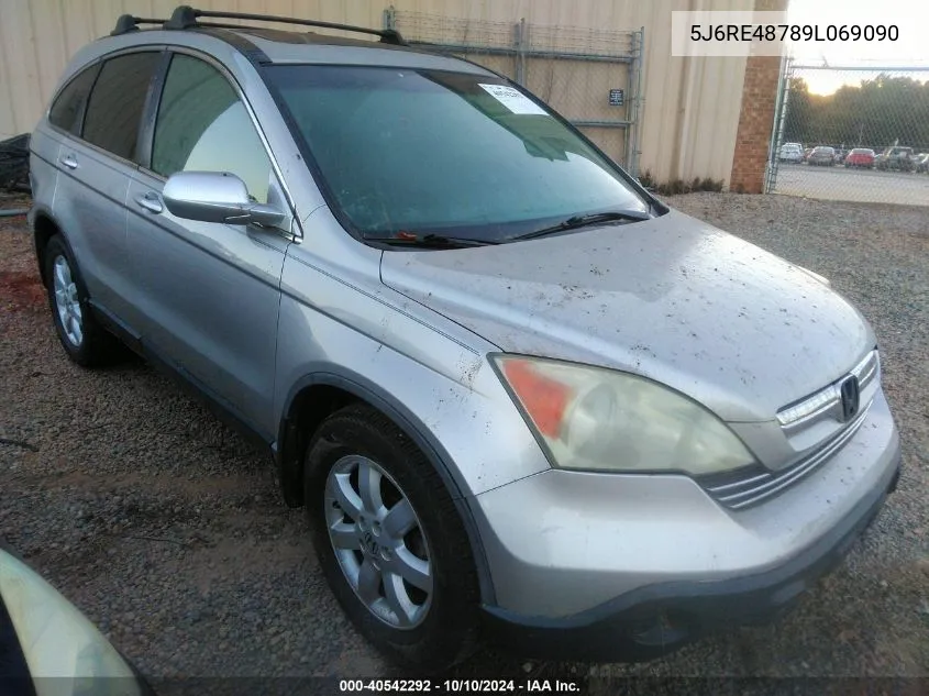 5J6RE48789L069090 2009 Honda Cr-V Ex-L