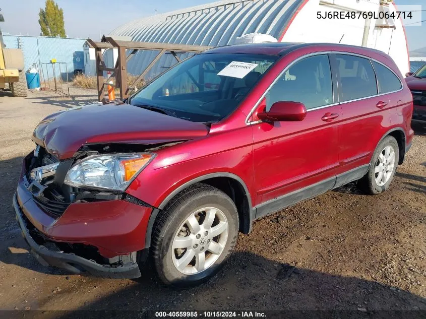 5J6RE48769L064714 2009 Honda Cr-V Ex-L