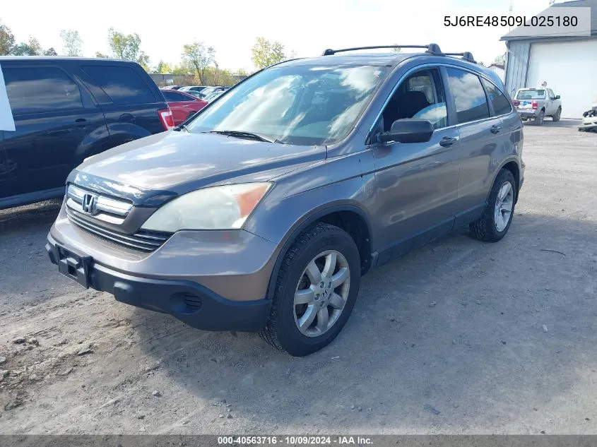 5J6RE48509L025180 2009 Honda Cr-V Ex