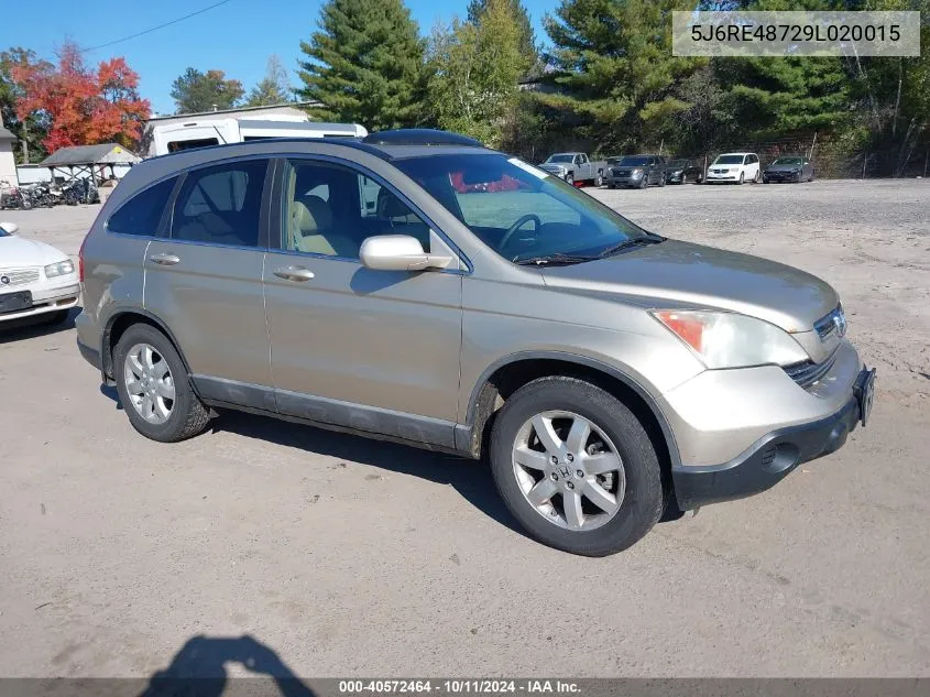 5J6RE48729L020015 2009 Honda Cr-V Ex-L