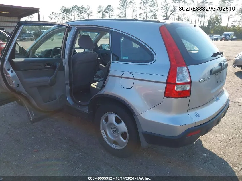 3CZRE38329G702610 2009 Honda Cr-V Lx