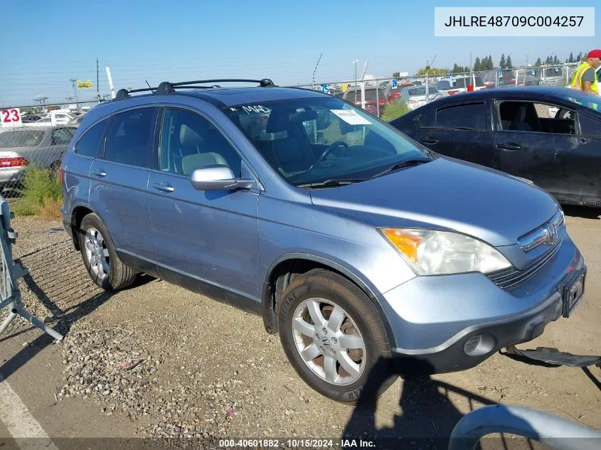 2009 Honda Cr-V Ex-L VIN: JHLRE48709C004257 Lot: 40601882