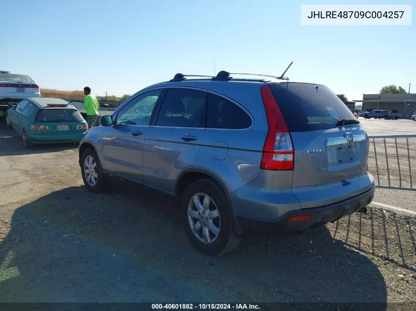 JHLRE48709C004257 2009 Honda Cr-V Ex-L