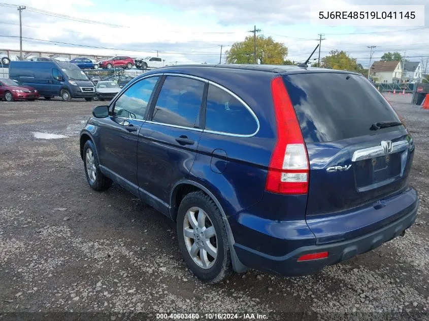 5J6RE48519L041145 2009 Honda Cr-V Ex