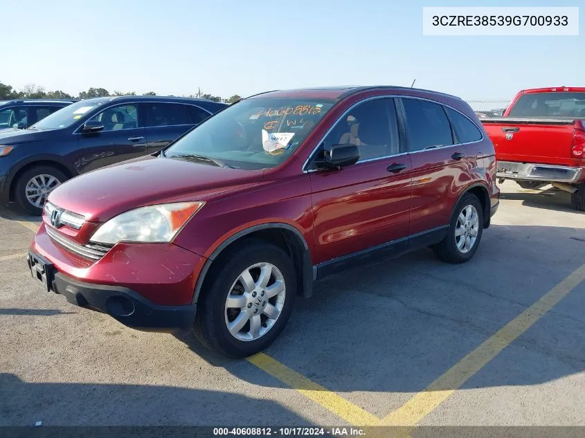 3CZRE38539G700933 2009 Honda Cr-V Ex