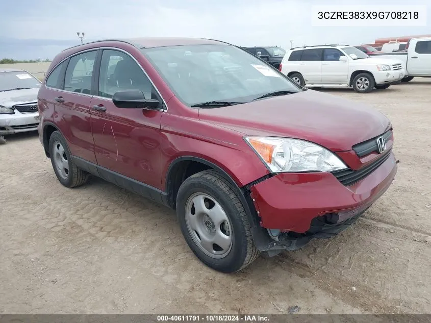 3CZRE383X9G708218 2009 Honda Cr-V Lx