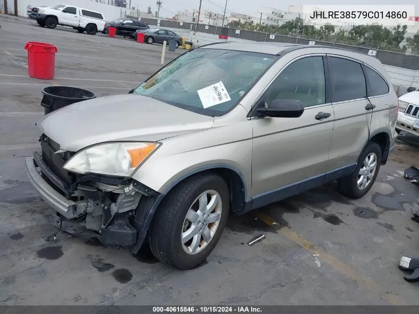 2009 Honda Cr-V Ex VIN: JHLRE38579C014860 Lot: 40615846