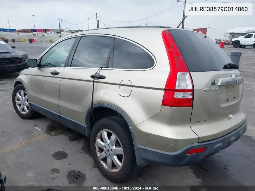 2009 Honda Cr-V Ex VIN: JHLRE38579C014860 Lot: 40615846