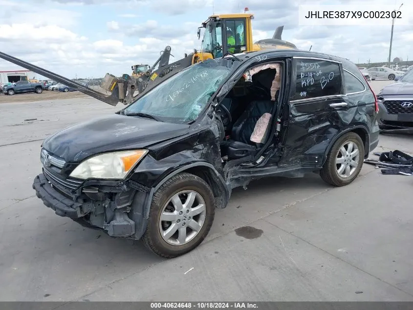 JHLRE387X9C002302 2009 Honda Cr-V Ex-L