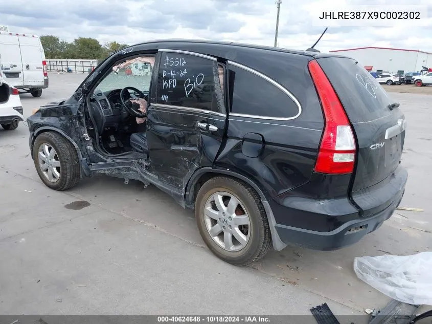 JHLRE387X9C002302 2009 Honda Cr-V Ex-L