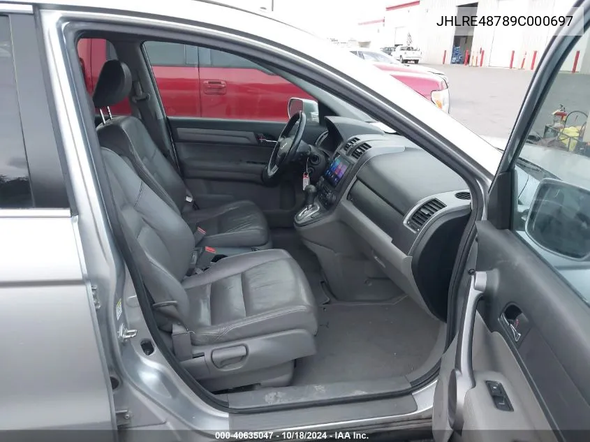 JHLRE48789C000697 2009 Honda Cr-V Ex-L