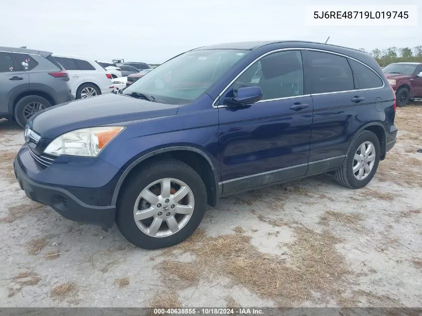 5J6RE48719L019745 2009 Honda Cr-V Ex-L