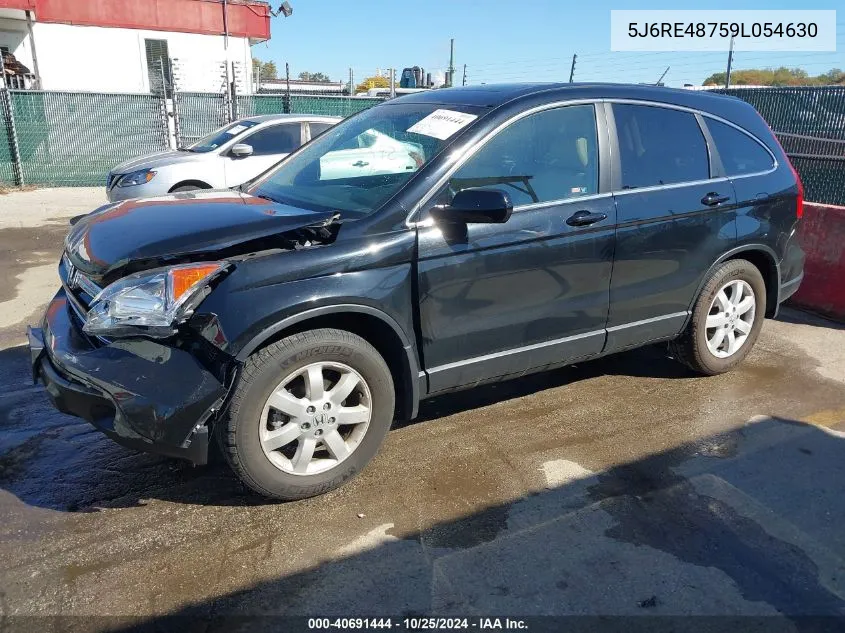 2009 Honda Cr-V Ex-L VIN: 5J6RE48759L054630 Lot: 40691444