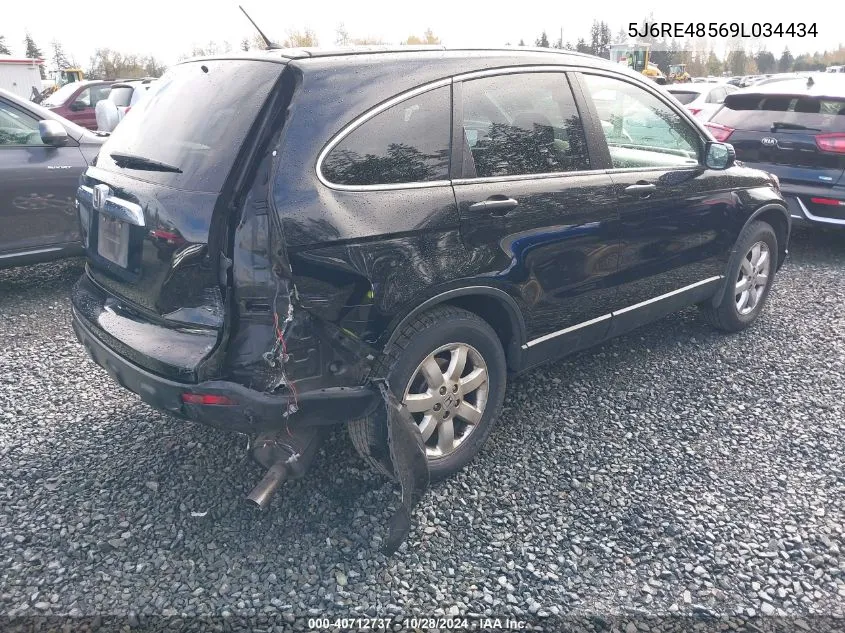 5J6RE48569L034434 2009 Honda Cr-V Ex