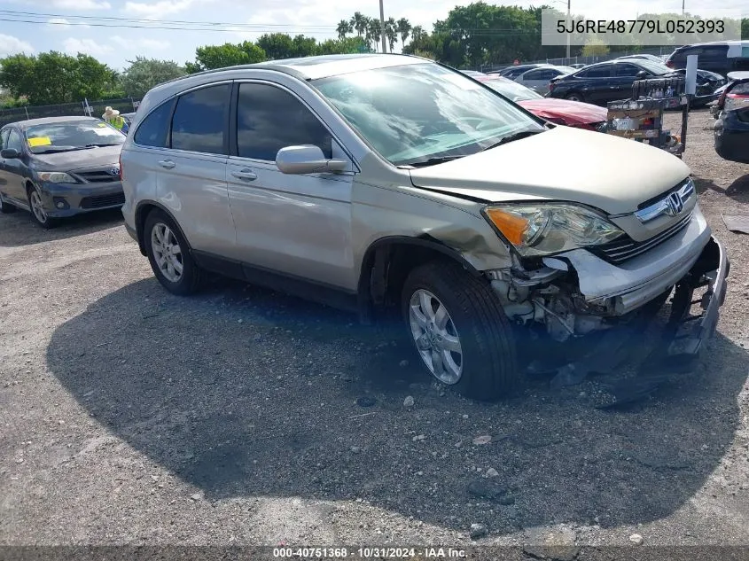 2009 Honda Cr-V Ex-L VIN: 5J6RE48779L052393 Lot: 40751368