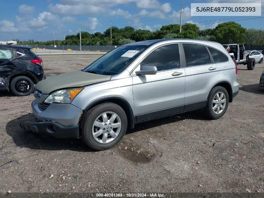 2009 Honda Cr-V Ex-L VIN: 5J6RE48779L052393 Lot: 40751368