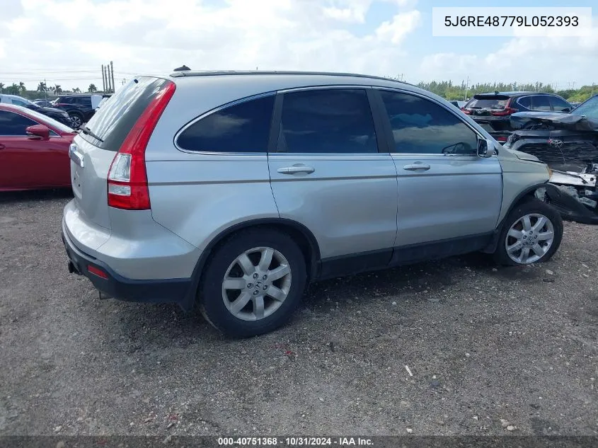 2009 Honda Cr-V Ex-L VIN: 5J6RE48779L052393 Lot: 40751368