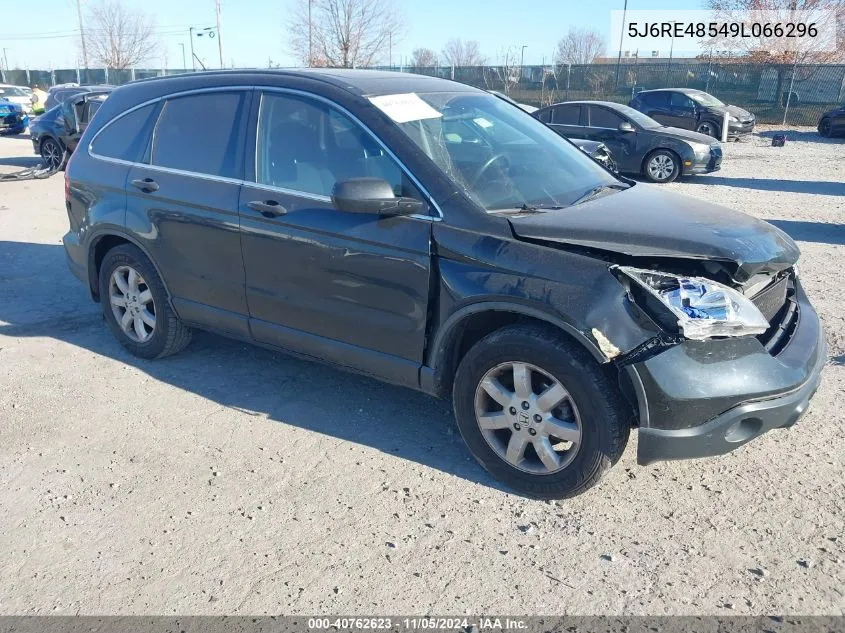 2009 Honda Cr-V Ex VIN: 5J6RE48549L066296 Lot: 40762623