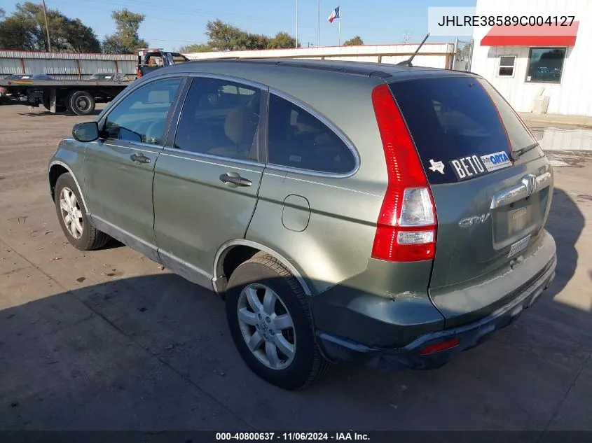 2009 Honda Cr-V Ex VIN: JHLRE38589C004127 Lot: 40800637