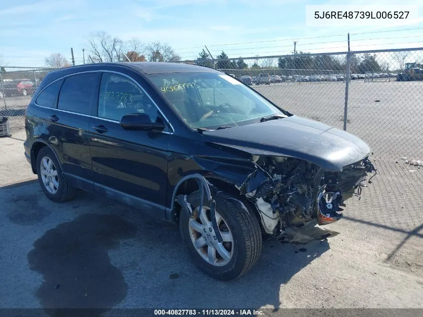 2009 Honda Cr-V Ex-L VIN: 5J6RE48739L006527 Lot: 40827783