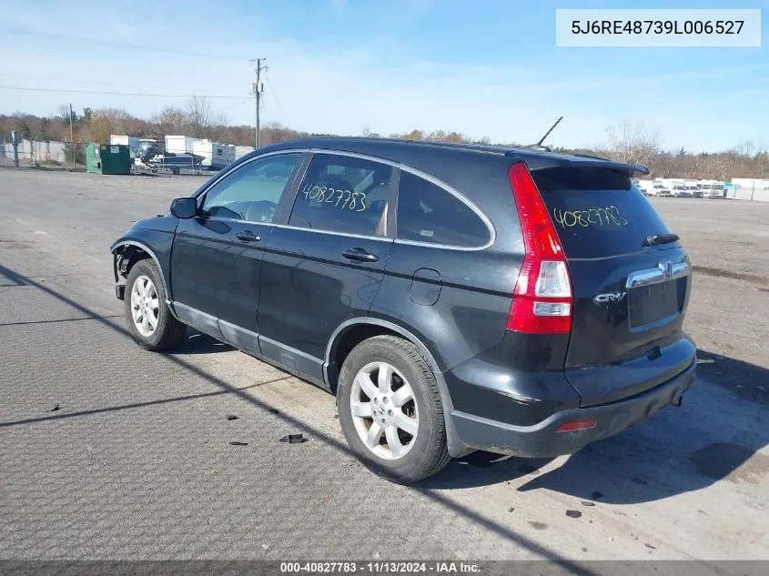 2009 Honda Cr-V Ex-L VIN: 5J6RE48739L006527 Lot: 40827783