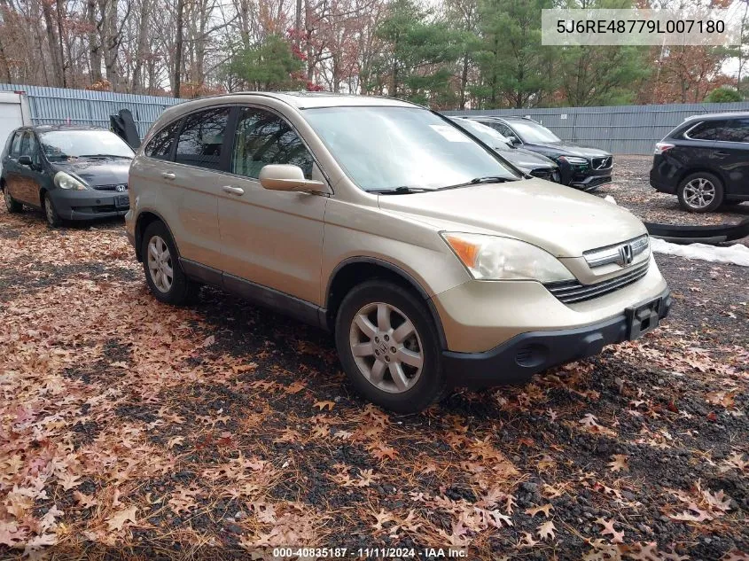 2009 Honda Cr-V Ex-L VIN: 5J6RE48779L007180 Lot: 40835187