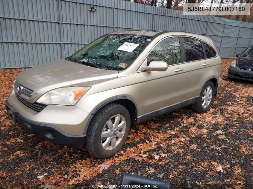 2009 Honda Cr-V Ex-L VIN: 5J6RE48779L007180 Lot: 40835187