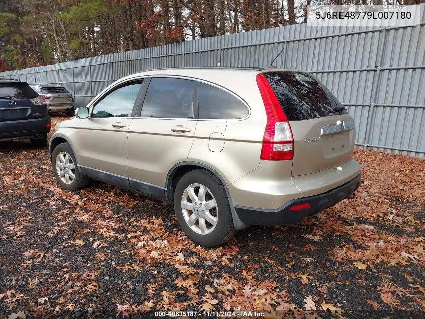 2009 Honda Cr-V Ex-L VIN: 5J6RE48779L007180 Lot: 40835187